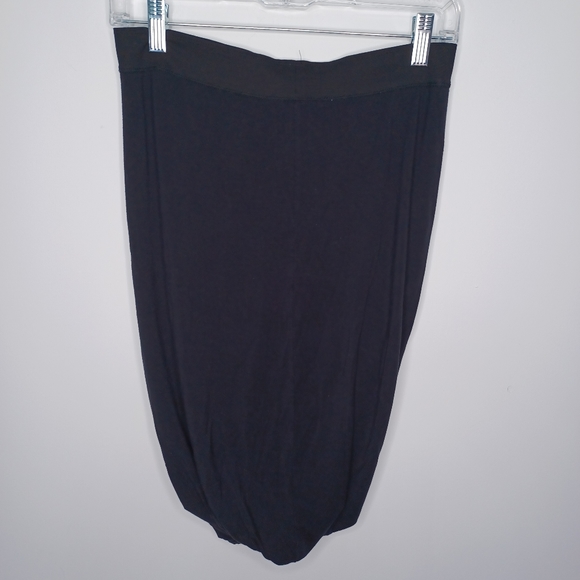 ALEXANDER WANG BUBBLE HEM SKIRT BLACK SIZE Medium - Picture 4 of 4